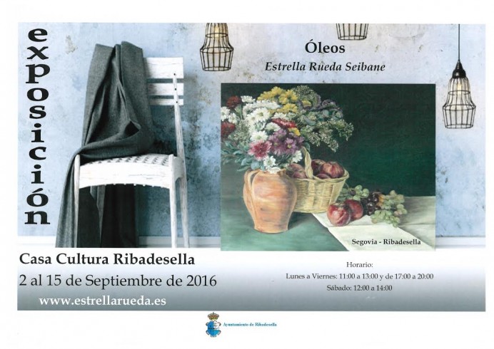 Exposición de óleos de Estrella Rueda