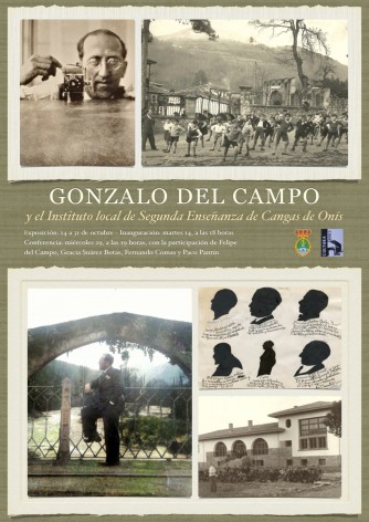 Gonzalo del Campo y el Instituto local de Segunda Enseñanza de Cangas de Onís protagonizan una exposición en la Casa de Cultura