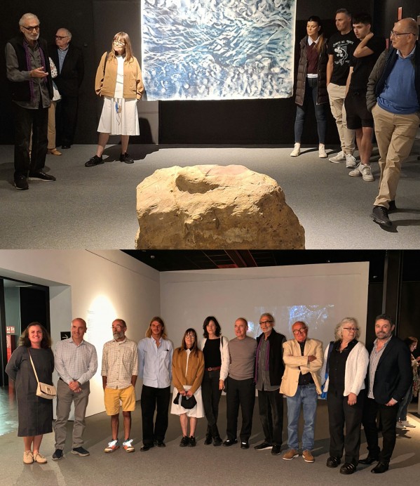 Tito Bustillo inaugura Lo que es eterno, unión de arte prehistórico y contemporáneo Tito Bustillo inaugura Lo que es eterno, unión de arte prehistórico y contemporáneo