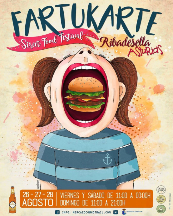 Fartukarte en Ribadesella