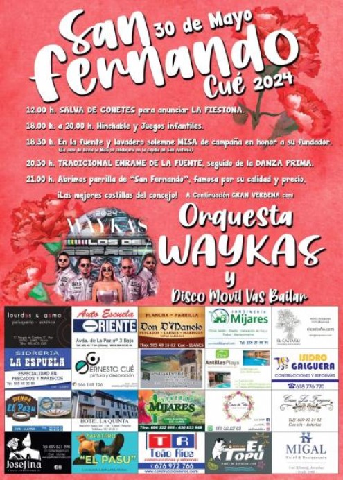Fiestas de San Fernando, Cue