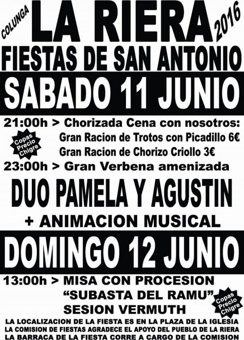 La Riera recupera la romería de San Antonio