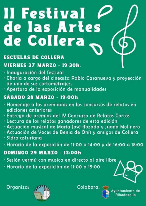 El Festival de las Artes de Collera 2026 regresa con música, relatos y actividades culturales