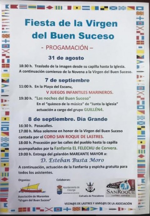 Fiestas de la Virgen del Buen Suceso 2019 en Lastres