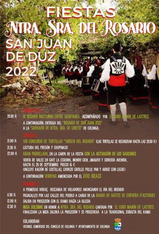 Fiestas del Rosario en San Juan de Duz - Colunga 2022