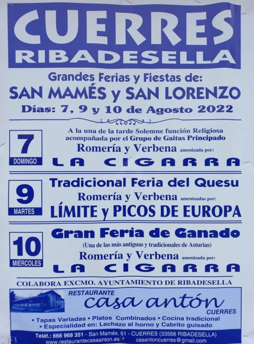 Fiestes de Cuerres 2022