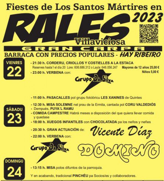 Fiestas de Rales 2023