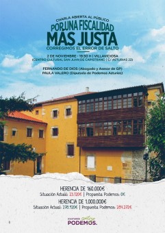 Charla abierta: Por una fiscalidad más justa