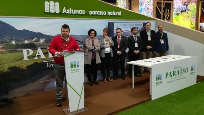 Asturias Paraíso Natural Film Commission y la Comarca de la Sidra impulsan en Fitur Rueda en Asturias