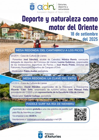 Llanes acoge un foro sobre deporte y naturaleza como motor económico del oriente de Asturias