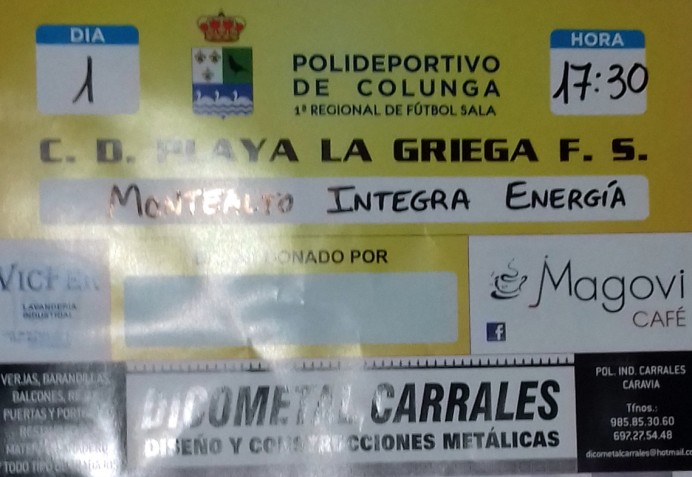  CD Playa La Griega FS-Montealto Íntegra Energía