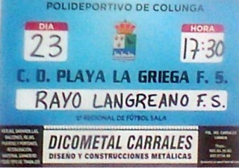 C.D. Playa La Griega F.S. - Rayo Langreano F.S.