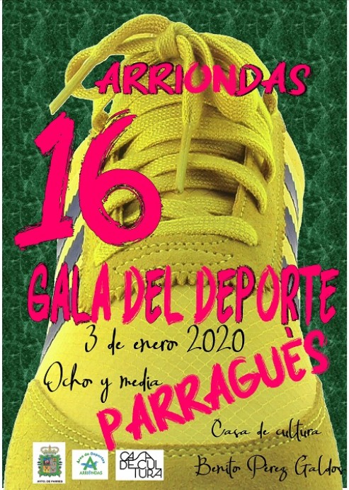 Relación de premiados en la XVI Gala del Deporte de Parres Relación de premiados en la XVI Gala del Deporte de Parres