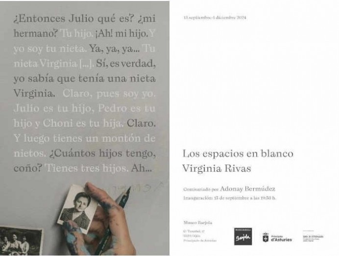 Los Espacios en Blanco: Virginia Rivas explora la fragilidad de la memoria en el Museo Barjola Los Espacios en Blanco: Virginia Rivas explora la fragilidad de la memoria en el Museo Barjola