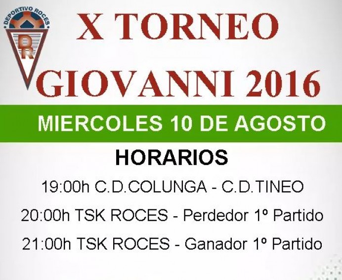 El CD Colunga ganador del X Torneo Giovanni El CD Colunga ganador del X Torneo Giovanni