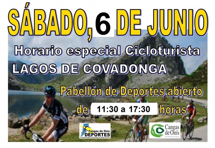 El Pabellón de Deportes de Cangas de Onís abrirá con horario especial durante el Desafío Lagos de Covadonga