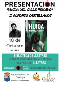Presentación literaria el 10 de octubre en Llastres