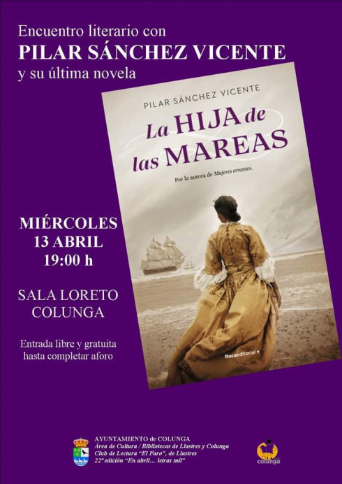 Pilar Sánchez Vicente presenta La hija de las mareas en la Sala Loreto