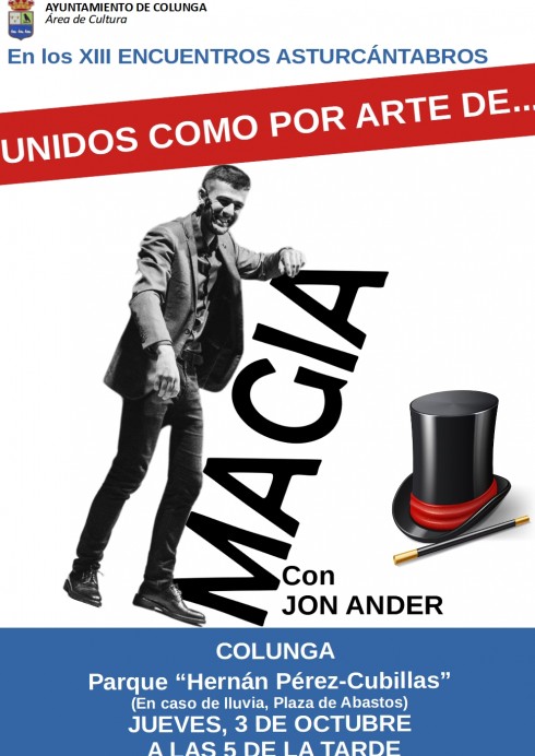 Jon Ander lleva su magia y humor a los XIII Encuentros AsturCántabros