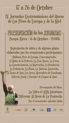 Cangas de Onís presenta las IV Jornadas Gastronómicas del Queso de los Picos de Europa y la Miel