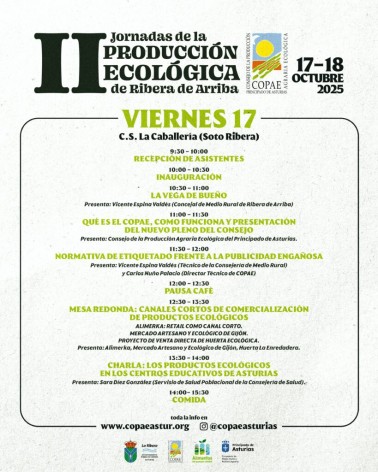 Ribera de Arriba celebra las II Jornadas de Producción Ecológica con el primer Mercado del Paraíso Natural