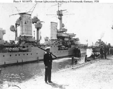 Memorias de Lastres: El Crucero Königsberg