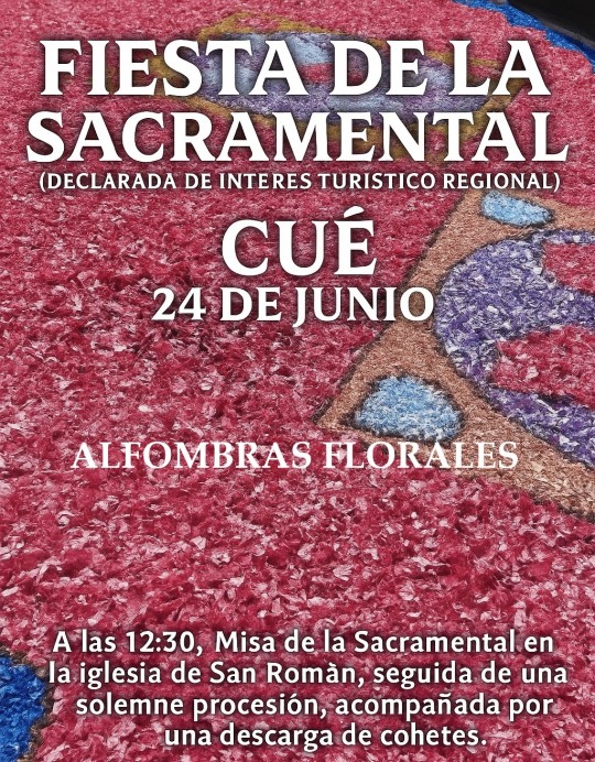 Cué celebra la Fiesta de la Sacramental, un estallido de color y devoción el 24 de junio