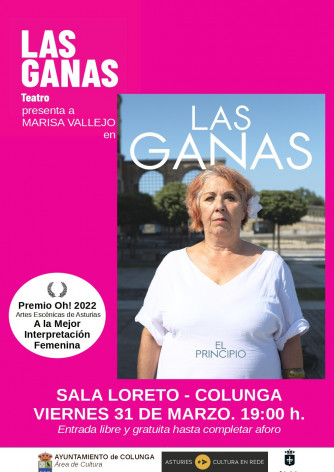 Colunga celebra el día mundial del teatro con la obra Las Ganas