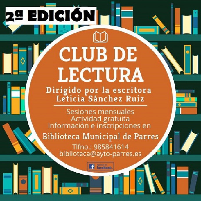 Retomamos el club de lectura de la biblioteca pública municipal de Parres