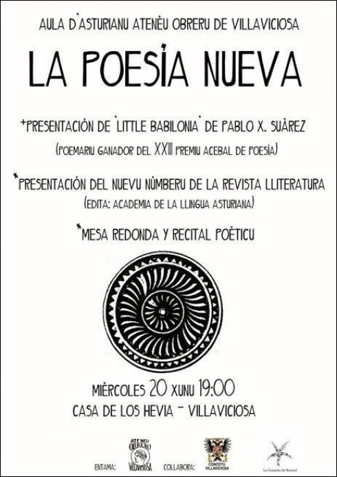 Presentación del libro Poesía Nueva en Villaviciosa