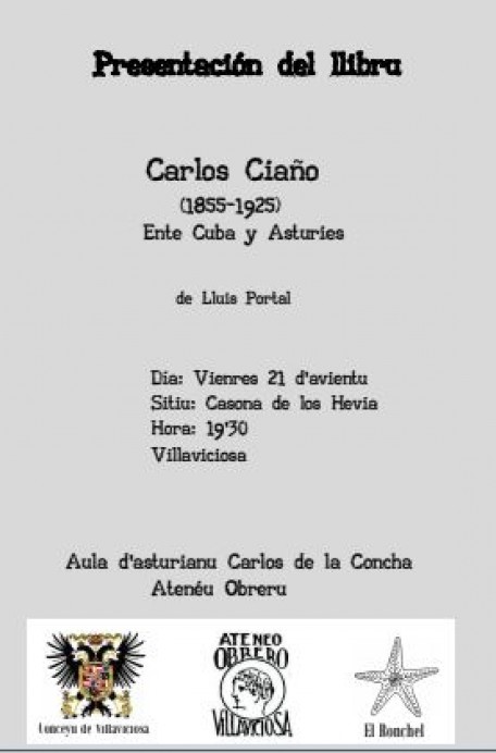 Presentación de libro de Carlos Ciaño