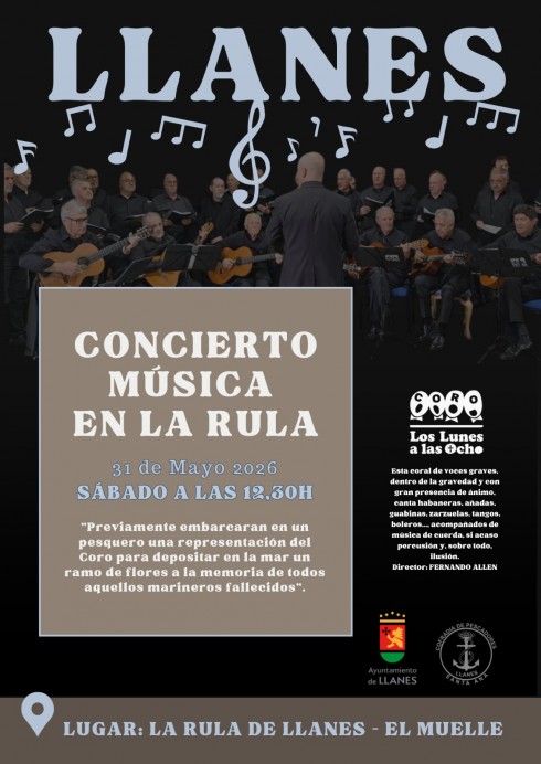 Los Lunes a las Ocho ofrecerá un concierto en La Rula de Llanes con homenaje a los marineros fallecidos
