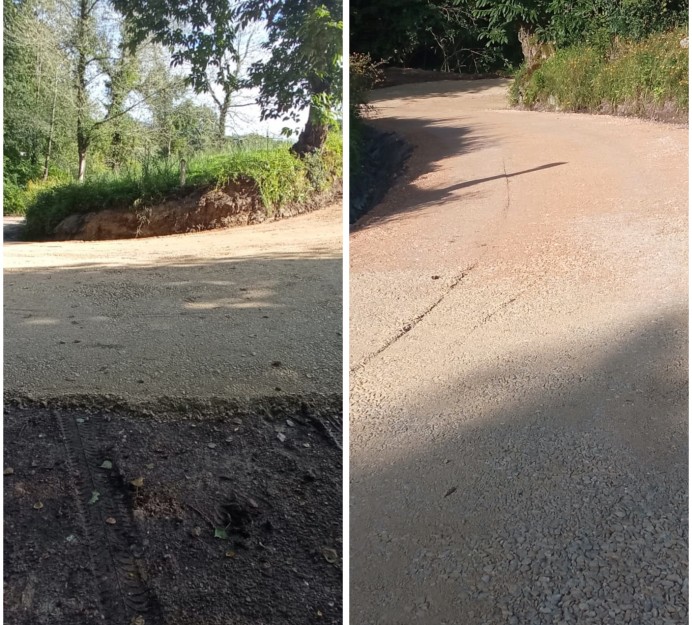 El Ayuntamiento de Llanes mejora el acceso a Brañavieja en La Borbolla