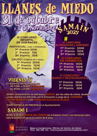 Llanes celebra Halloween con el evento ‘Llanes de miedo’ y sus tradicionales concursos de Samaín