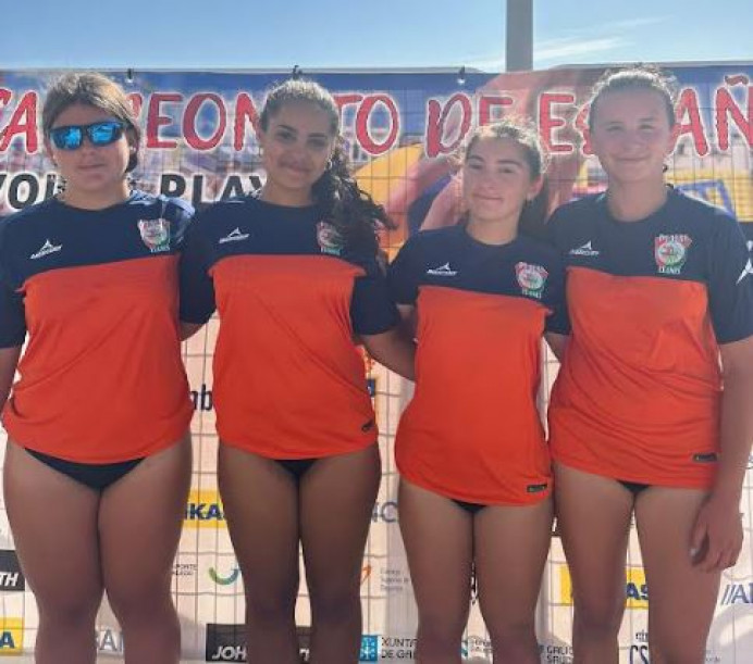 Participación del AD Playas de Llanes en los campeonatos de España Voley Playa