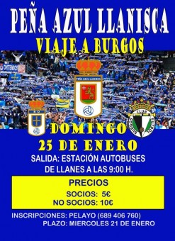 Viaje a Burgos con la peña azul Llanisca