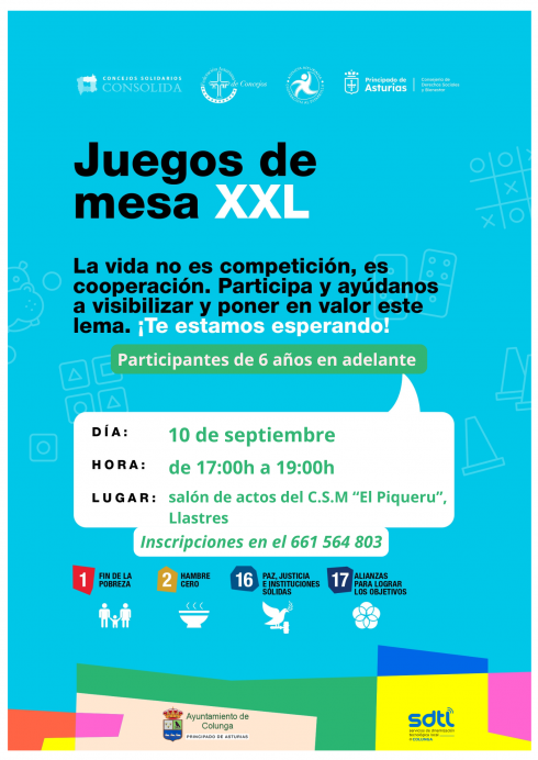 Juegos de Mesa XXL en Llastres: Una Jornada de Solidaridad y Cooperación Internacional