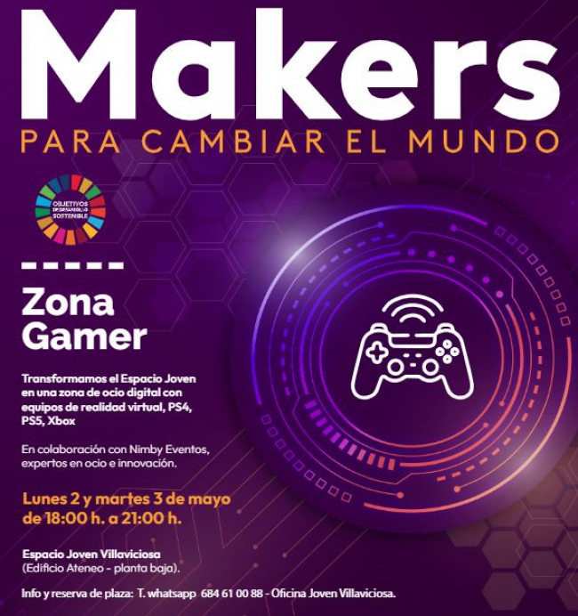 El Espacio Joven de Villaviciosa acoge una Zona Gamer los próximos 2 y 3 de mayo