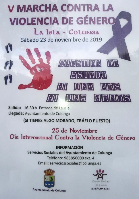 V Marcha contra la violencia de género