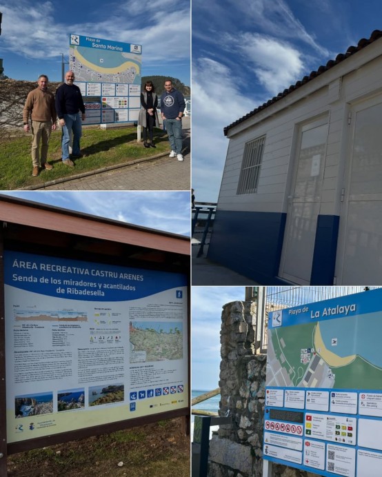 Ribadesella mejora las playas urbanas y la senda de los Miradores con fondos Next Generation