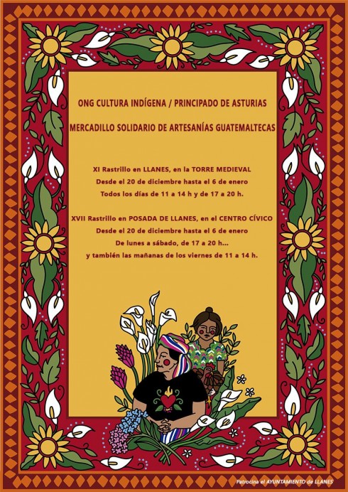 La ONG Cultura Indígena del Principado de Asturias reabre sus mercadillos solidarios de artesanías guatemaltecas en Posada y Llanes