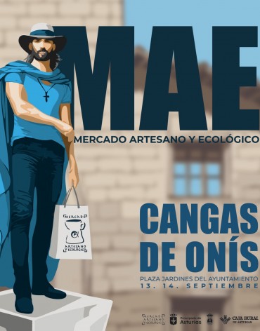 Cangas de Onís acoge el Mercado Artesano y Ecológico Alimentos del Paraíso