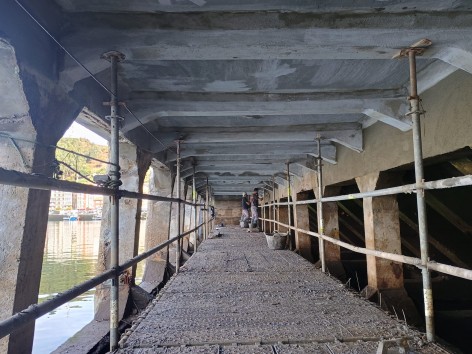 El Principado invierte más de 519.000 euros en la reparación estructural del muelle de Ribadesella
