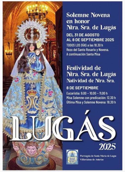 Fiestas en honor a Nuestra Señora de Lugás 2025 en Villaviciosa