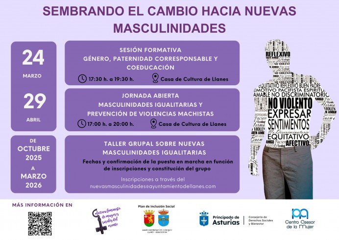 Llanes impulsa el cambio hacia masculinidades igualitarias