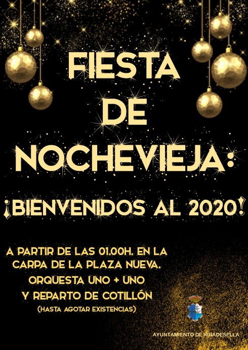 Fiesta de Nochevieja en Ribadesella: ¡BIENVENIDOS AL 2020!