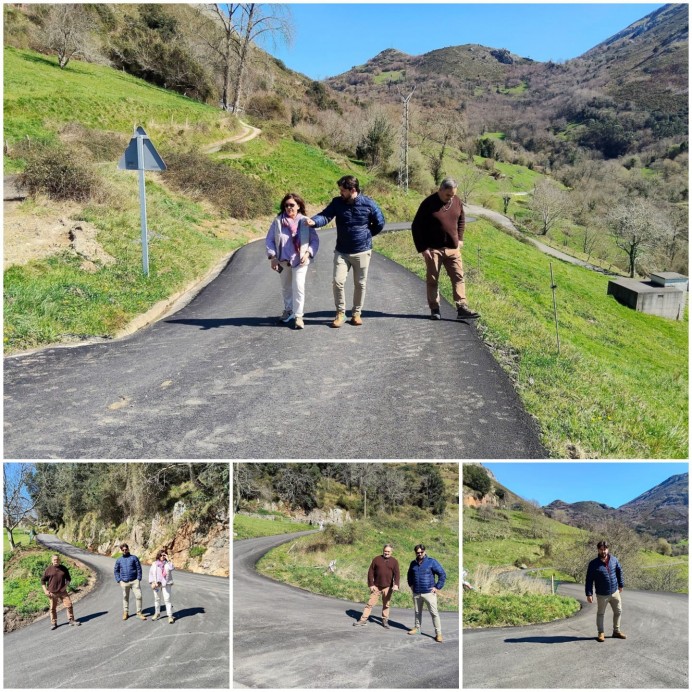 El Ayuntamiento de Llanes finaliza las obras de la carretera de acceso a Villa por La Rambla