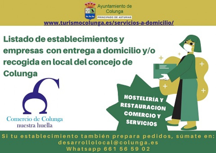 Comercio Local de Colunga a domicilio