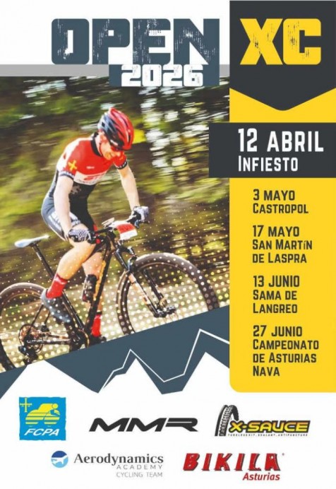 El Open XC 2026 recorrerá Asturias con cinco pruebas de ciclismo de montaña