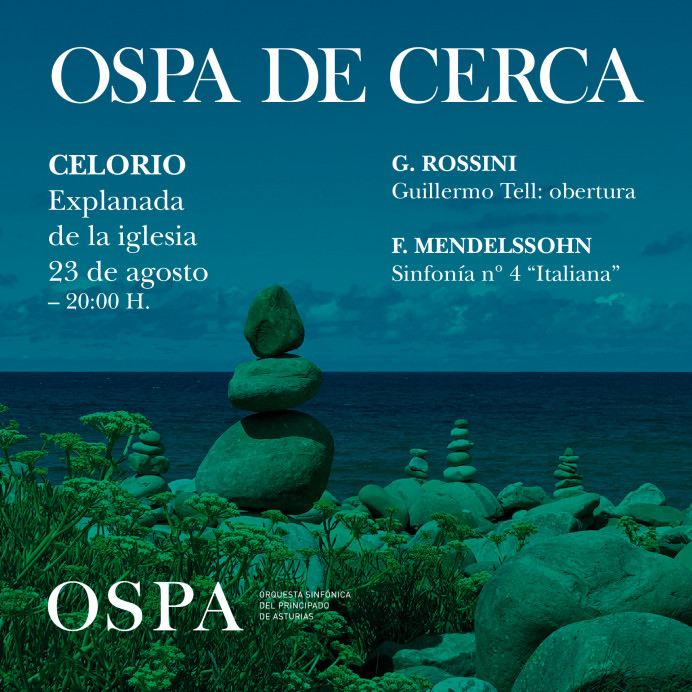 Concierto de la OSPA mañana en Celoriu